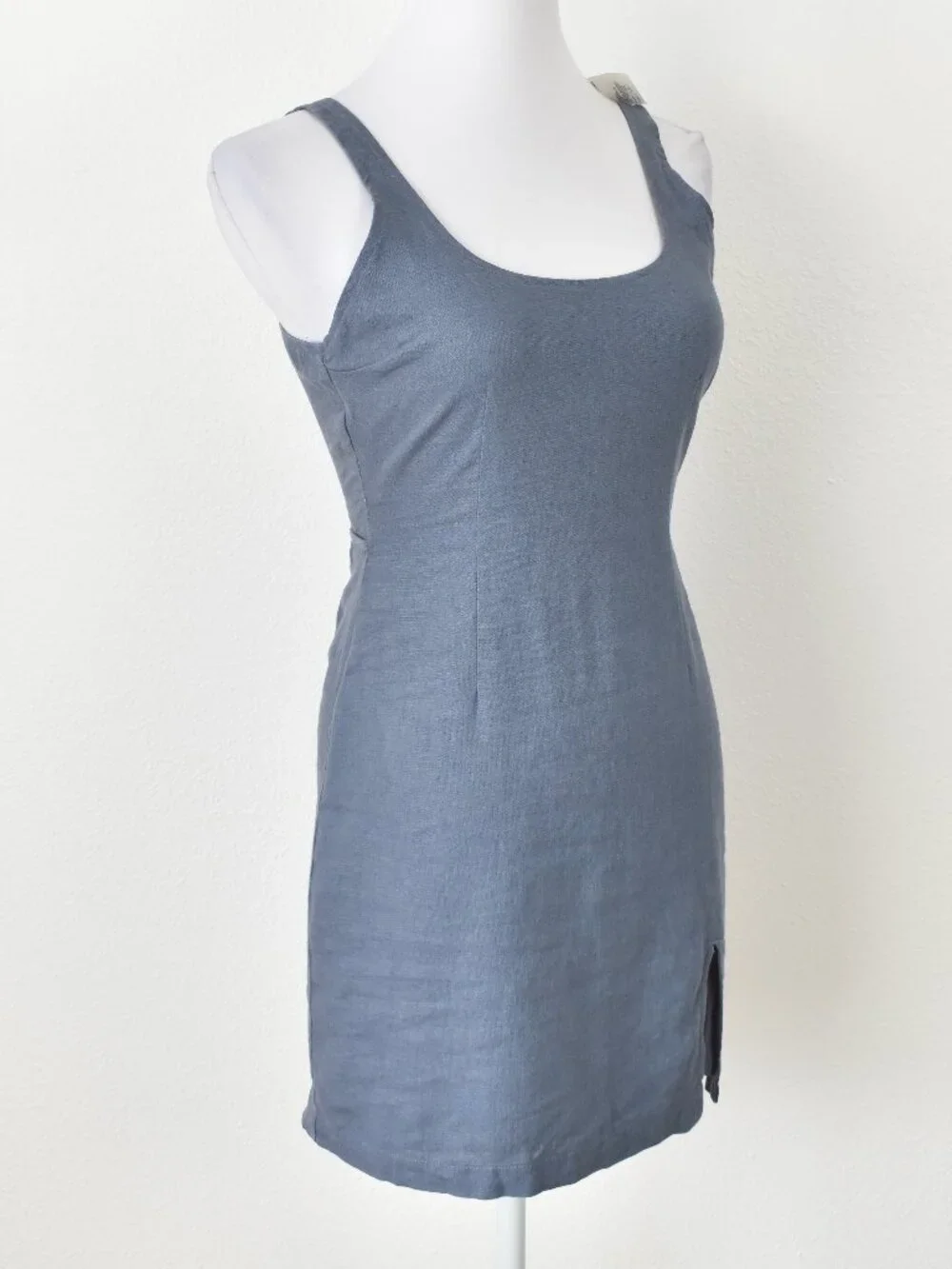 Abercrombie & Fitch Linen Mini Dress with Scrunchie NEW - XXS - Picture 7 of 9